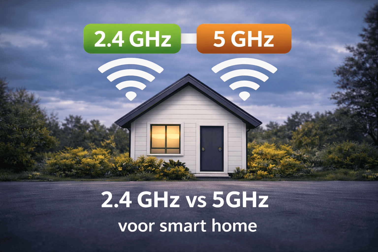 2.4 GHz vs 5 GHz voor smart home