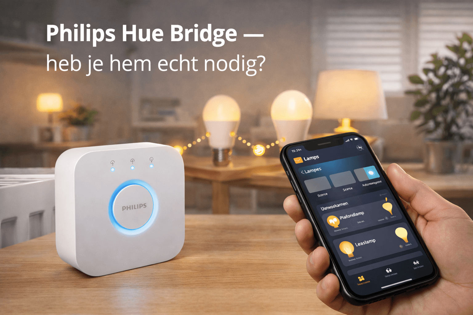 Philips Hue Bridge — heb je hem echt nodig? (eerlijk antwoord)