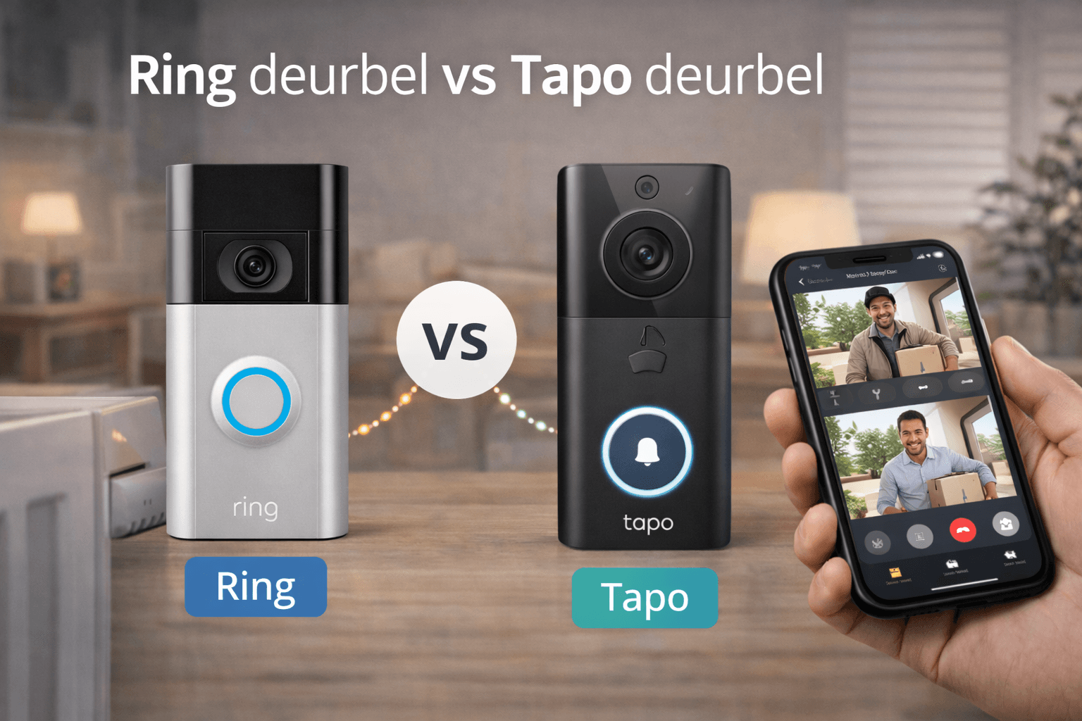Ring deurbel vs Tapo deurbel: welke slimme deurbel is beter?