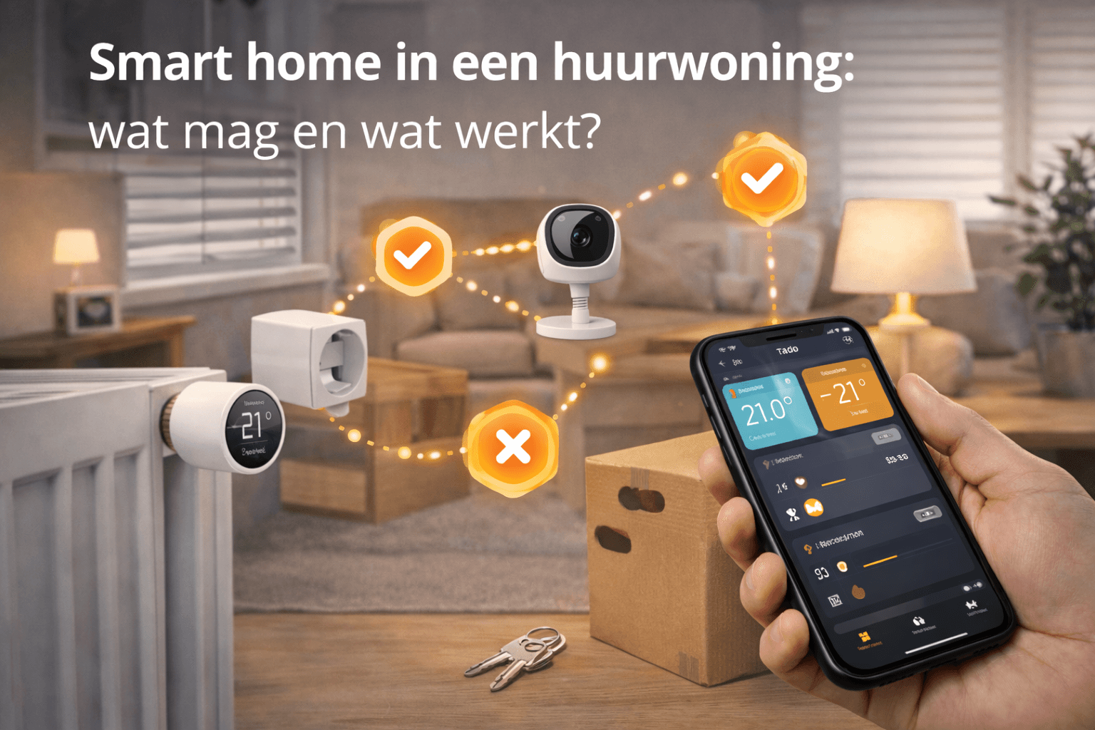 Smart home in een huurwoning: wat mag en wat werkt? (2026)