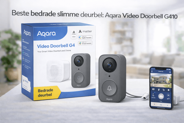 Aqara Video Doorbell G410 (Wit) slim product