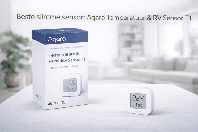 Aqara Temperatuur & RV Sensor T1 slim product