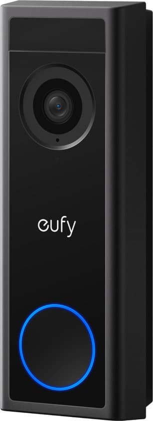 eufy C30 2K Draadloze Video Deurbel 2K FHD - Accu Zwart + SD card 64 GB - geen Homebase nodig - Bundel slim product