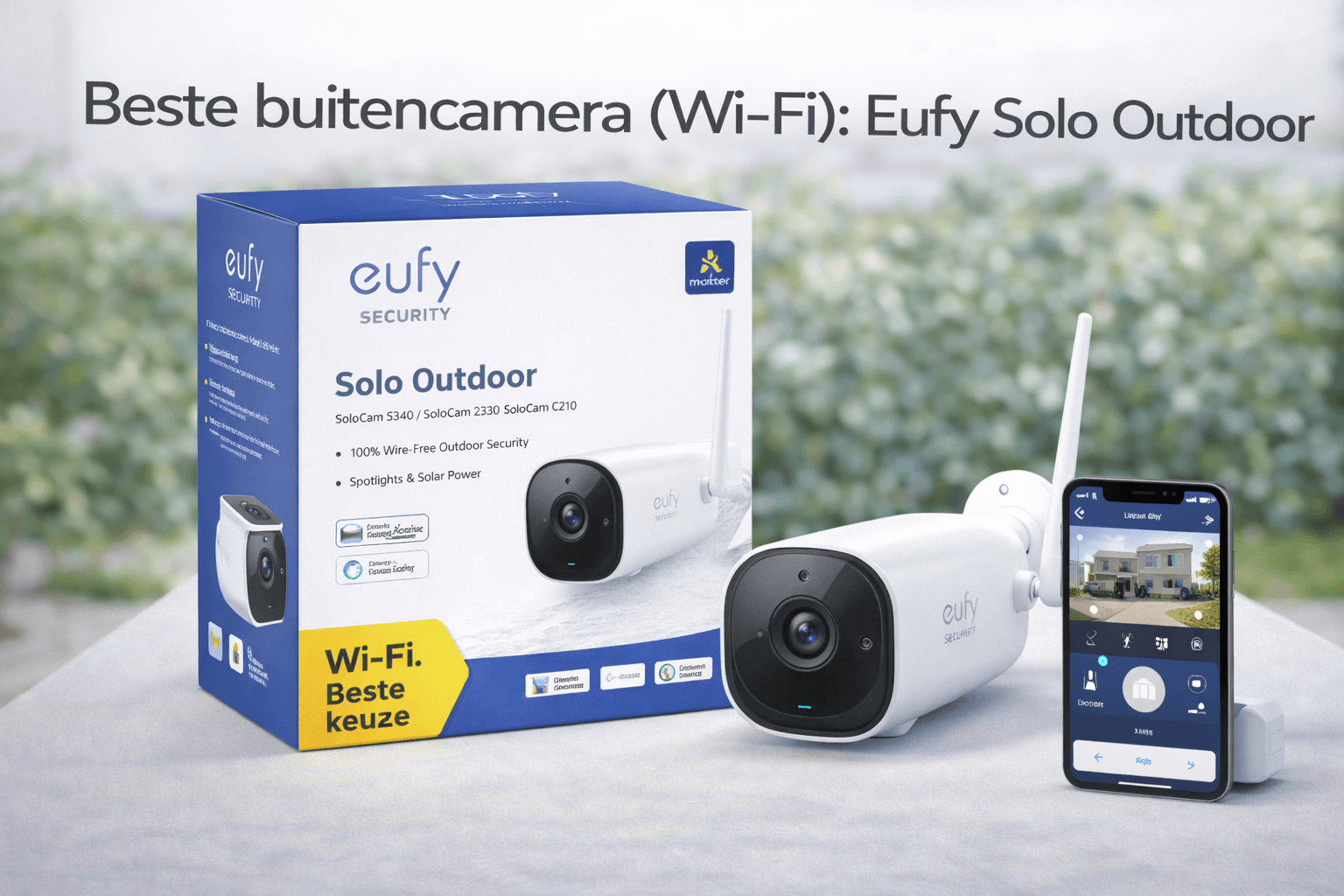 Beste buitencamera (Wi-Fi): Eufy Solo Outdoor