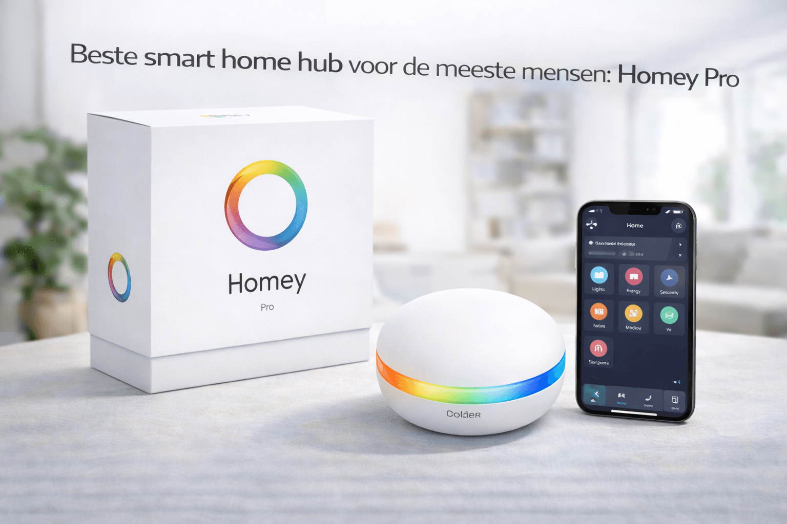 Beste smart home hub voor de meeste mensen: Homey Pro