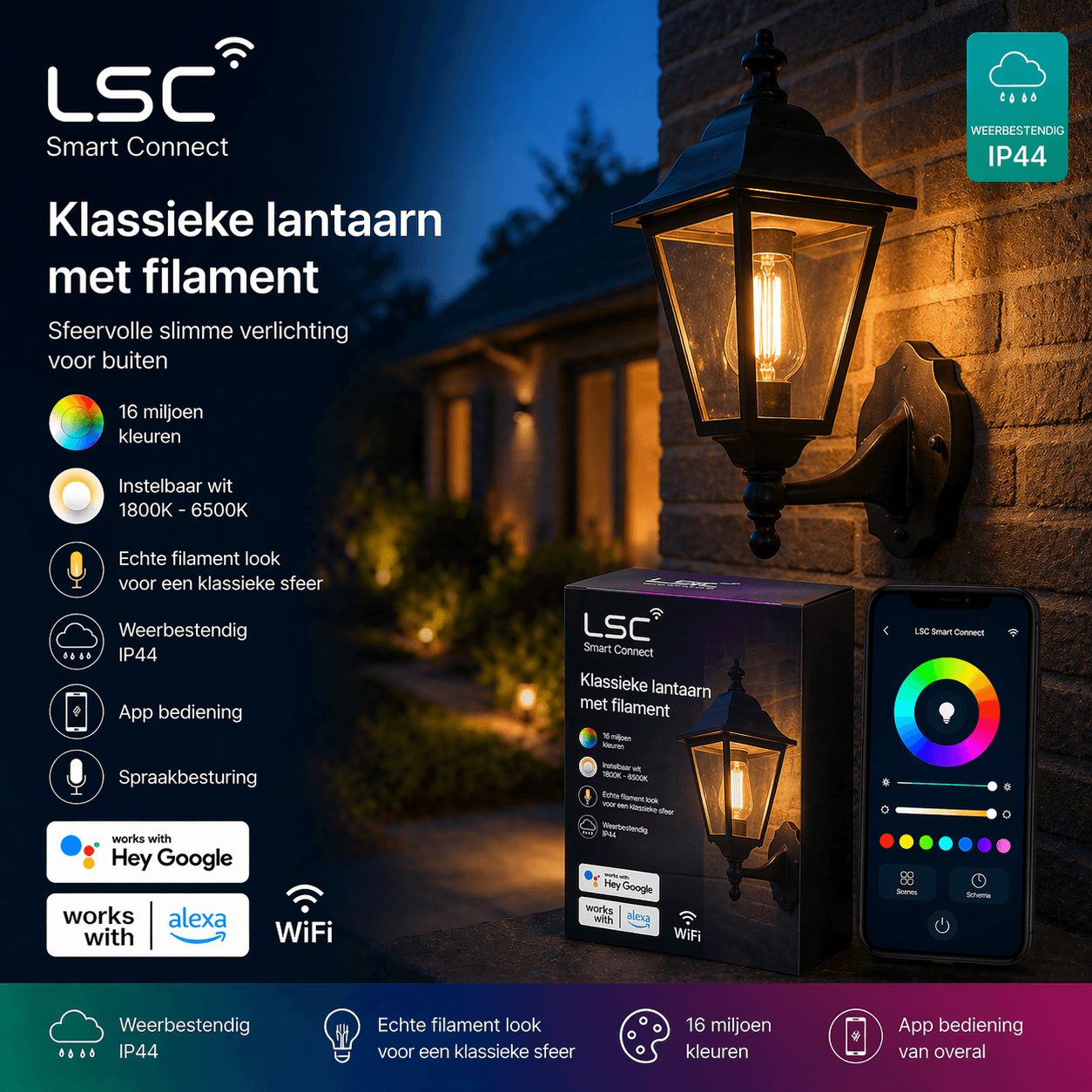 LSC Klassieke Lantaarn — nostalgisch slim design