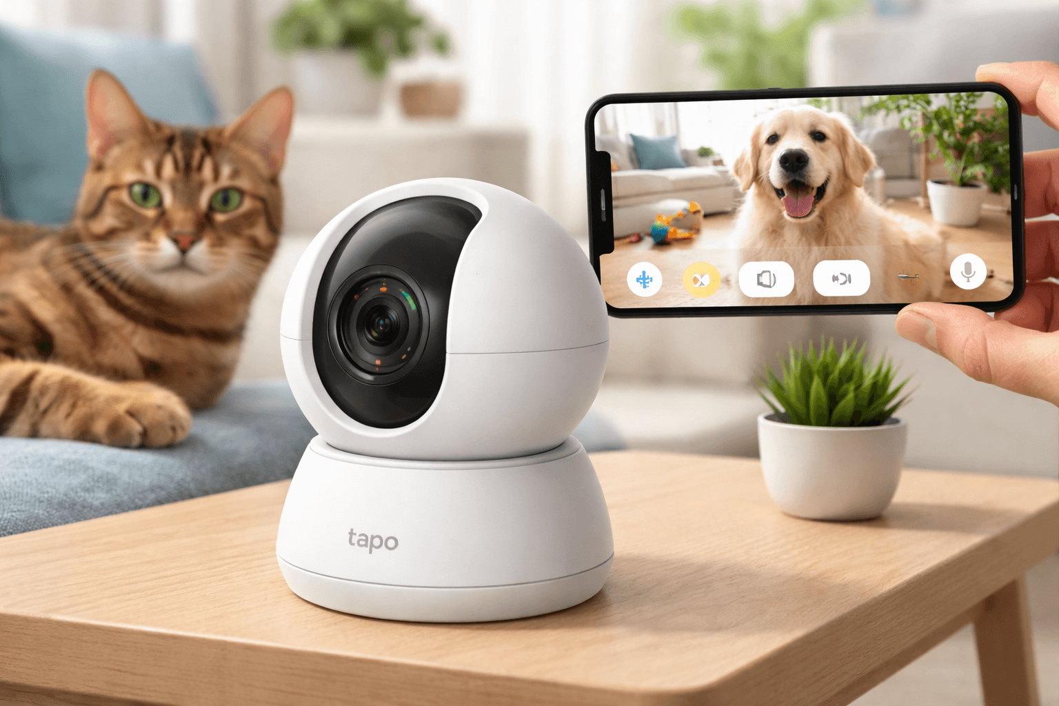 Beste camera voor huisdieren: TP-Link Tapo C225