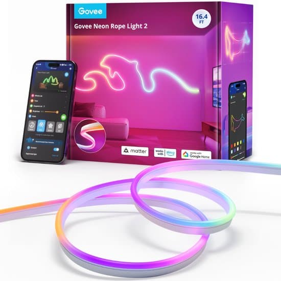 Govee Neon Rope Light 2 White (5m)