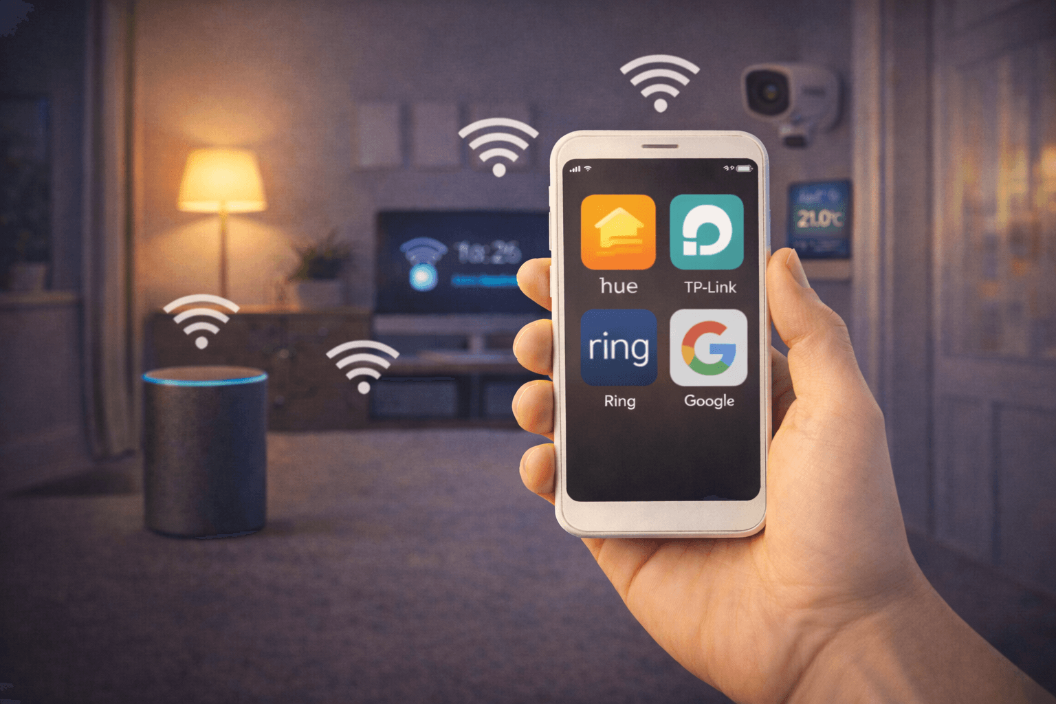 Slim huis zonder hub