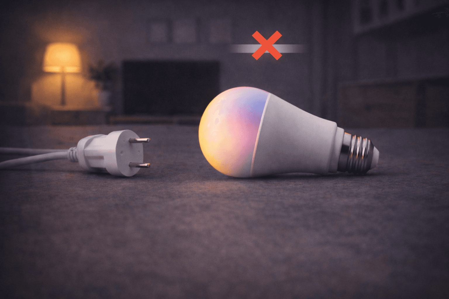 Slimme verlichting werkt niet na stroomuitval